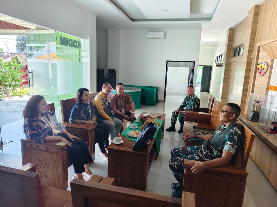 Sinergitas Tanpa Batas, Kodim Klungkung Terima Audensi PT Bank Mandiri