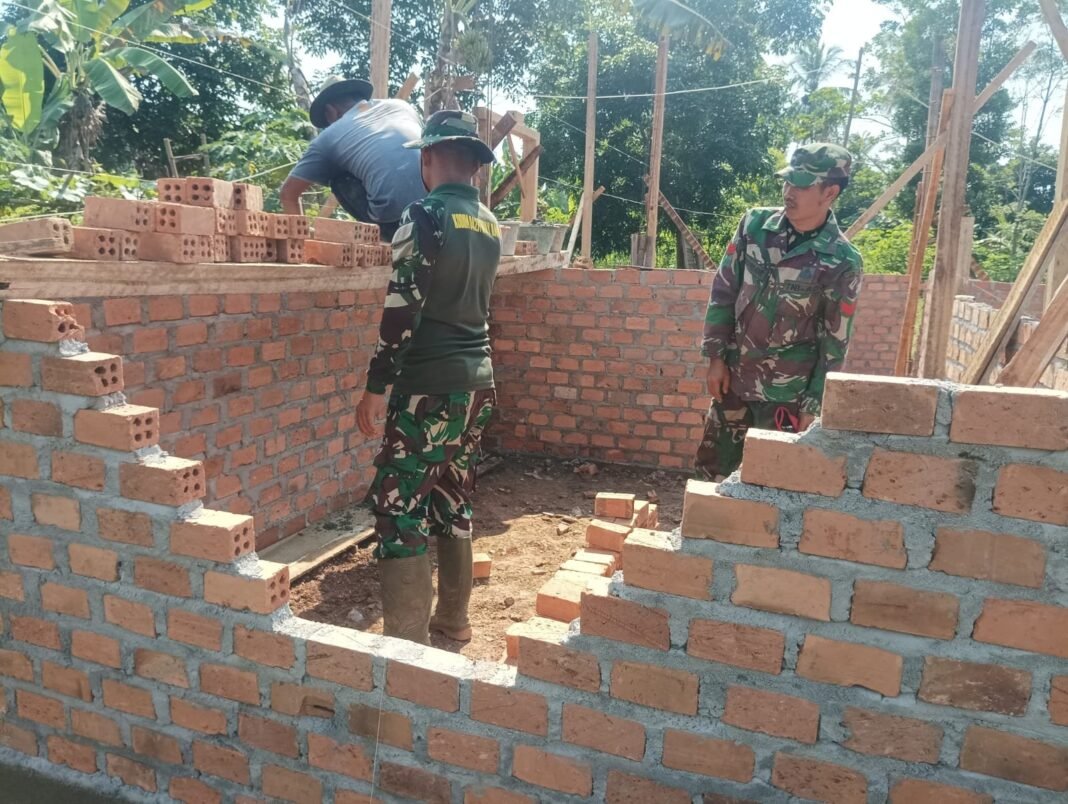 Sinergi TNI dan Warga Warnai TMMD ke-126 di Kampung Sriwijaya