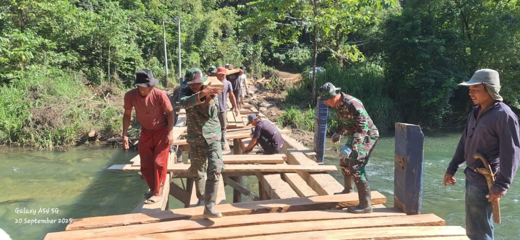 Jembatan TMMD 126 Kolaka Timur Diharapkan Dorong Pertumbuhan Ekonomi Desa