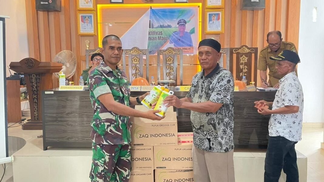 Tingkatkan Hasil Panen, Babinsa Kalosi Dampingi Penyuluhan Pertanian Maju dan Berkelanjutan di Sidrap