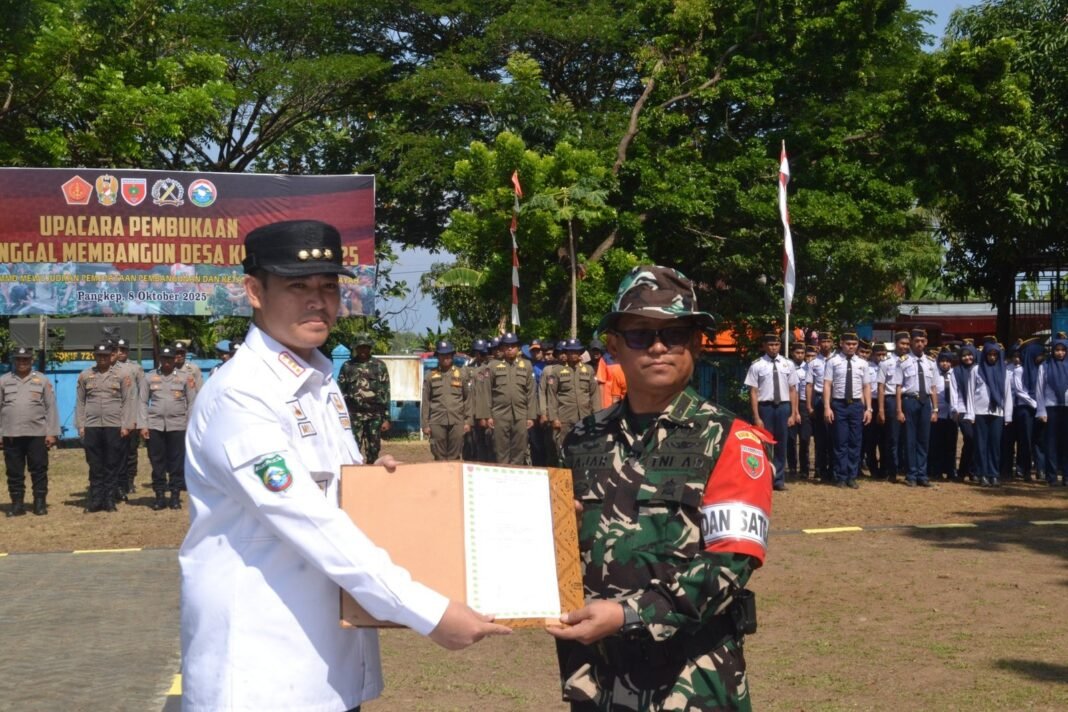 Bupati Pangkep Buka Secara Resmi TMMD ke-126 Kodim 1421/Pangkep: Wujud Nyata Sinergi TNI dan Rakyat Bangun Desa