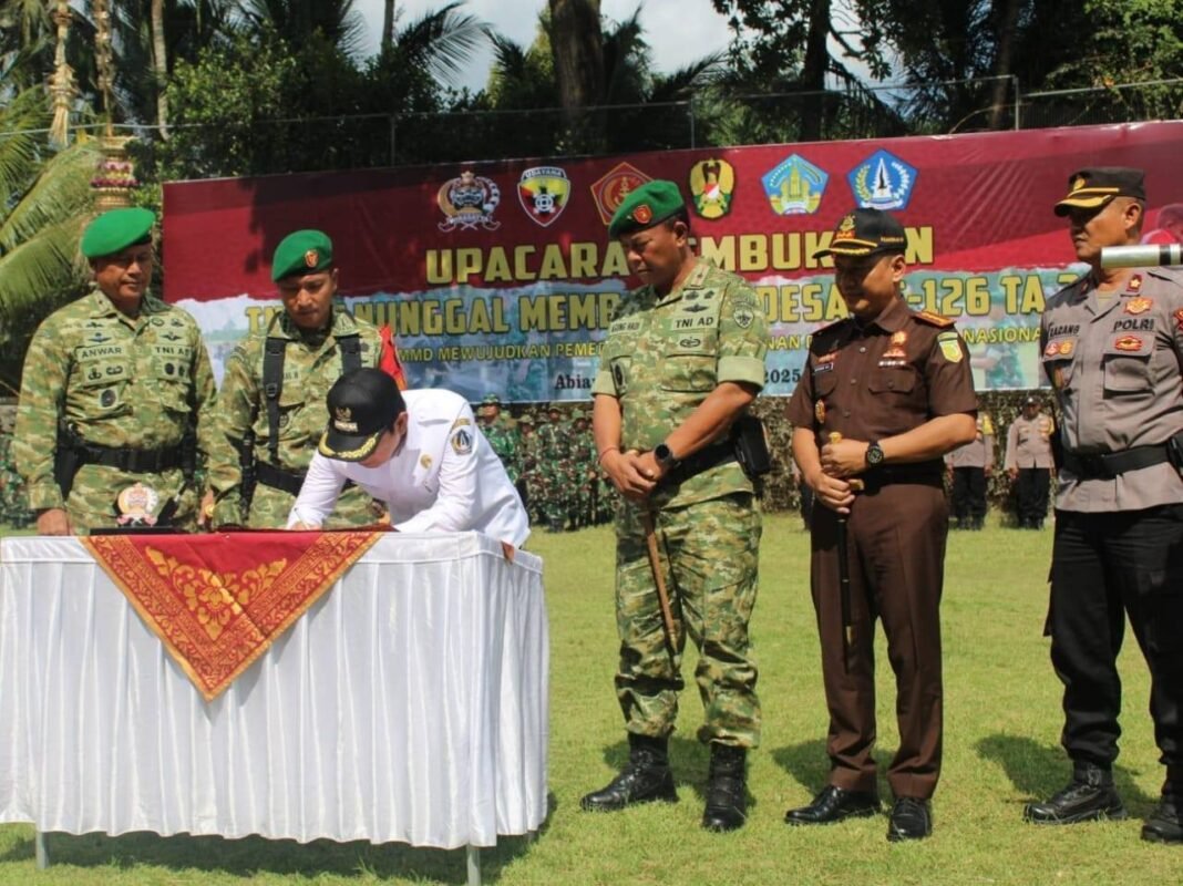 Dandim 1611/Badung: TMMD Ke-126 Wujudkan Pemerataan Pembangunan dan Kesejahteraan Rakyat