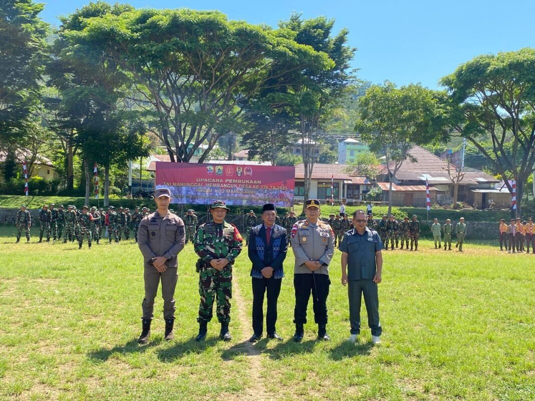 Kodim 1612/Manggarai Pacu Semangat Pembangunan Lewat TMMD: Dari Rakyat, Untuk Rakyat