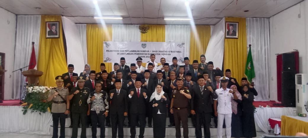 Komandan Kodim 1015/Sampit Hadiri Pelantikan Dan Pengambilan Sumpah Jabatan Struktural