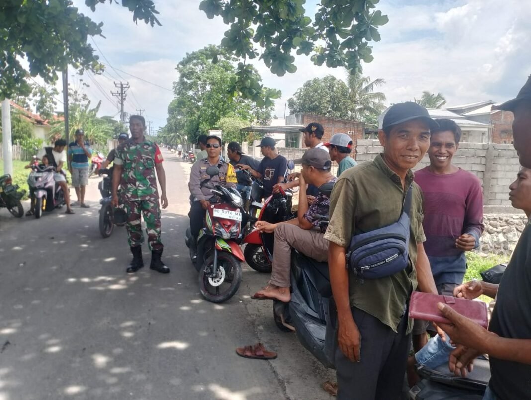 TNI dan Masyarakat Bersinergi Sukseskan Pemilihan Panggawa di Wawonduru