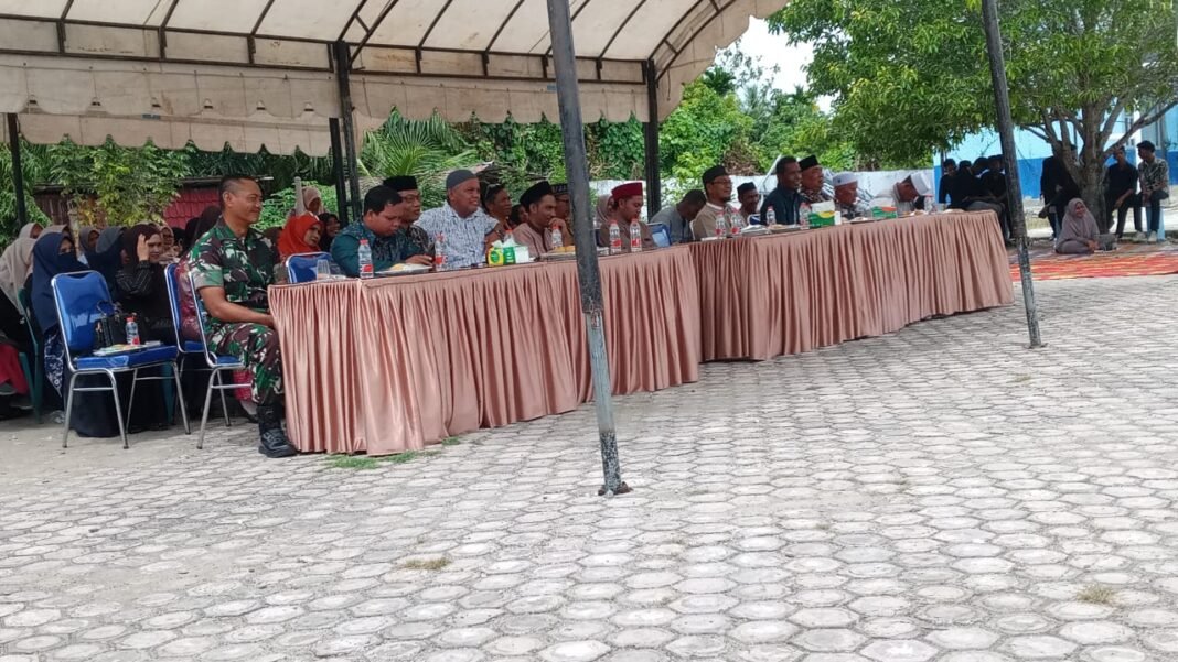 Danramil 03/Setia Bakti Hadiri Peringatan Maulid Nabi Muhammad SAW di SMA Negeri 1 Setia Bakti