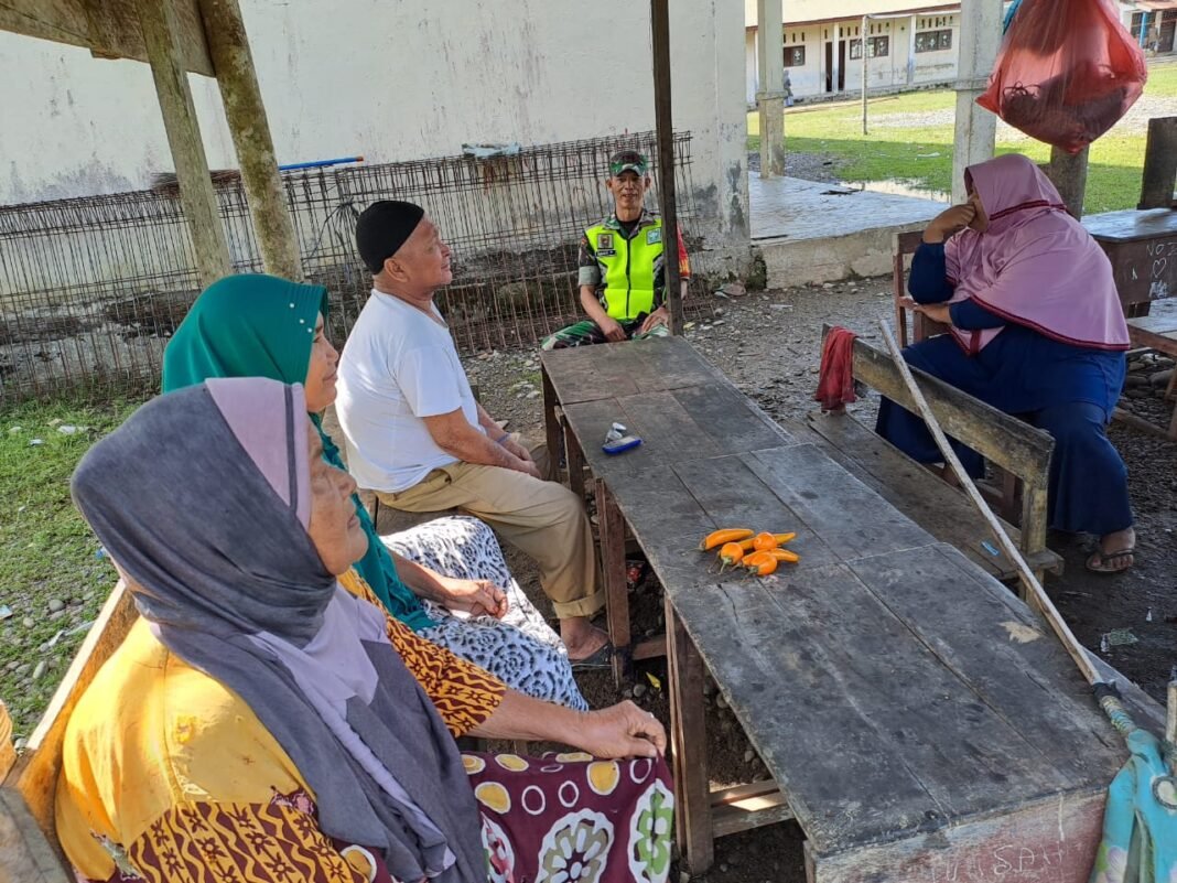 Dengan Komsos, Babinsa Dekatkan Diri dengan Warga Binaan