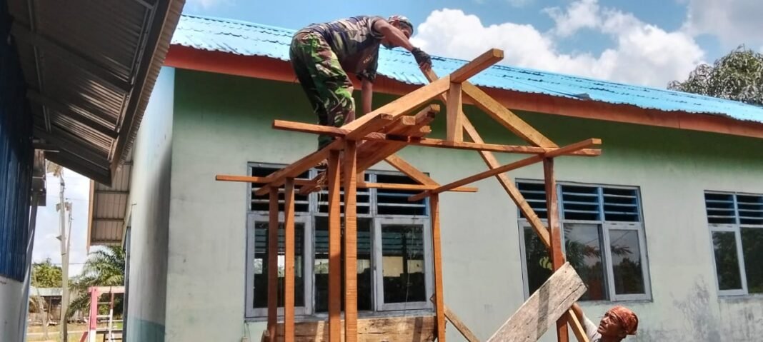 Fasilitas Sanitasi TMMD di Desa Tumih Mulai Dibangun