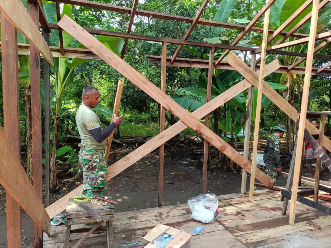 RTLH Kai Zaini: Tongkat, Susuk, dan Tiang Utama Sudah Terpasang
