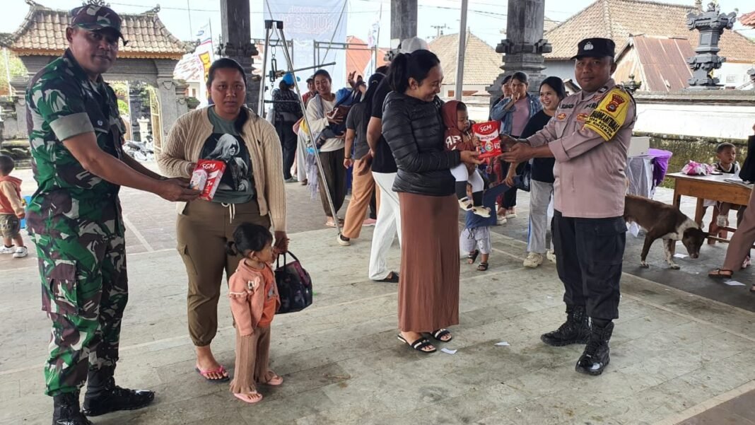 Dukung Kesehatan Masyarakat, Babinsa Desa Bonyoh Hadir Dalam Kegiatan Posyandu Balita