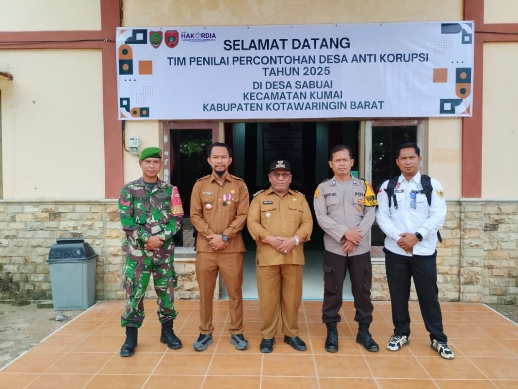 Desa Sabuai Masuk Penilaian Desa Anti Korupsi 2025, Babinsa Tekankan Transparansi dan Kejujuran