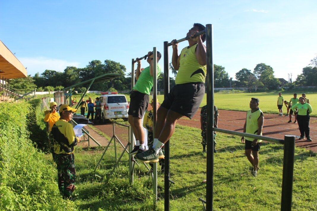 Bangkitkan Semangat Prajurit, Dandim Tabanan Pimpin Samapta Periodik II Tahun 2025