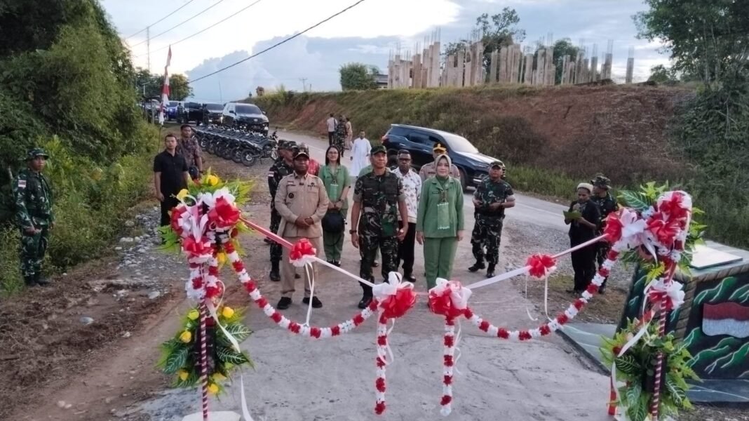Jalan Baru TMMD 126 di Waropko Dibuka, Warga Siap Nikmati Perubahan Akses Ekonomi dan Mobilitas