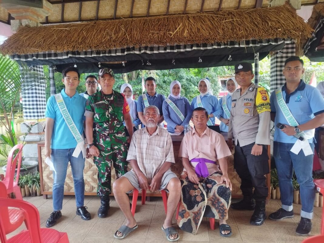 Babinsa Kubu Monitoring Cek Kesehatan Gratis di Penglipuran dalam Rangka Pengabdian Pinalis Duta Kesehatan Indonesia 2025