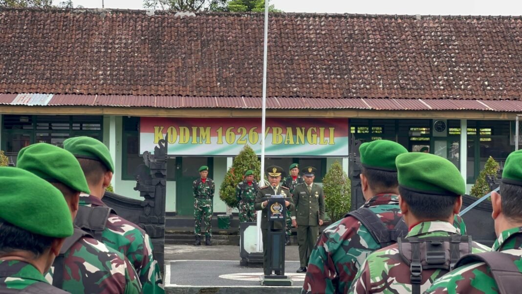 Kodim 1626/Bangli Gelar Upacara Peringatan Hari Pahlawan ke-80 Tahun 2025 dengan Khidmat