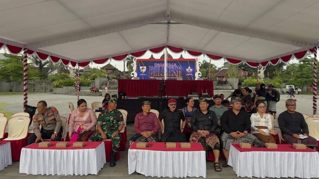 Pgs Pasi Opsdim 1626/Bangli Apreasiasi Semangat Generasi Muda dalam Lomba Beleganjur Piala Bupati II Bangli 2025