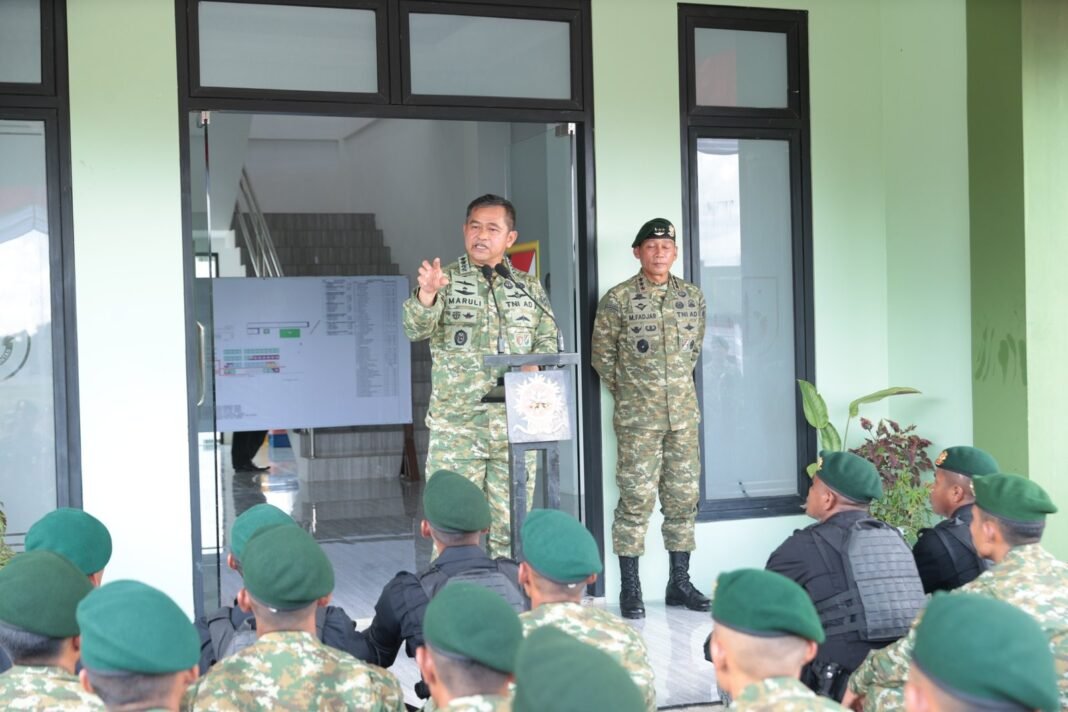 Jaga Tajamnya Naluri Tempur, Kasad Ingatkan Prajurit Yontaipur untuk Tak Kendur Latihan