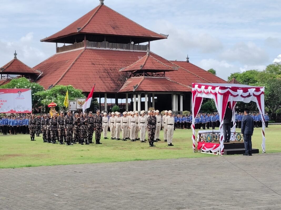 Kodim Klungkung Ikut Serta Upacara Serah Terima Panji- Panji Dan Surat Sakti Pahlawan Nasional I Gusti Ngurah Rai