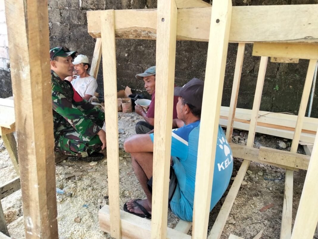 Pendekatan Humanis Melalui Komsos, Babinsa Bunga Mekar Serap Informasi Dan Aspirasi warga Binaan