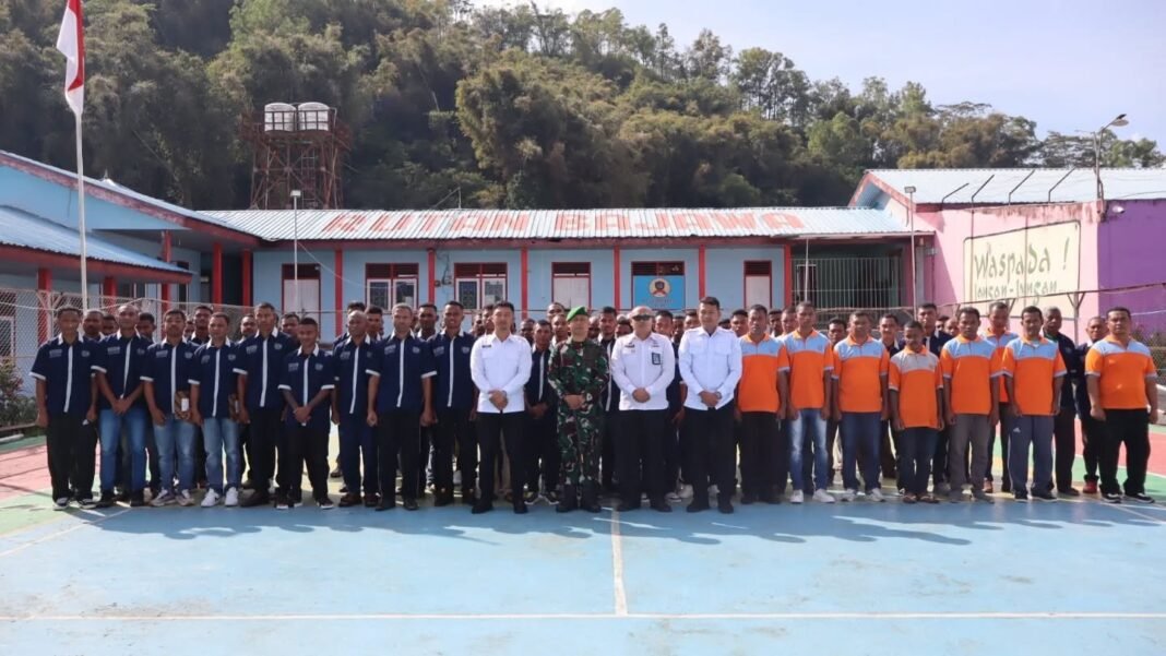 Komandan Kodim 1625/Ngada Pimpin Upacara Hari Bela Negara di Rutan Kelas IIB Bajawa