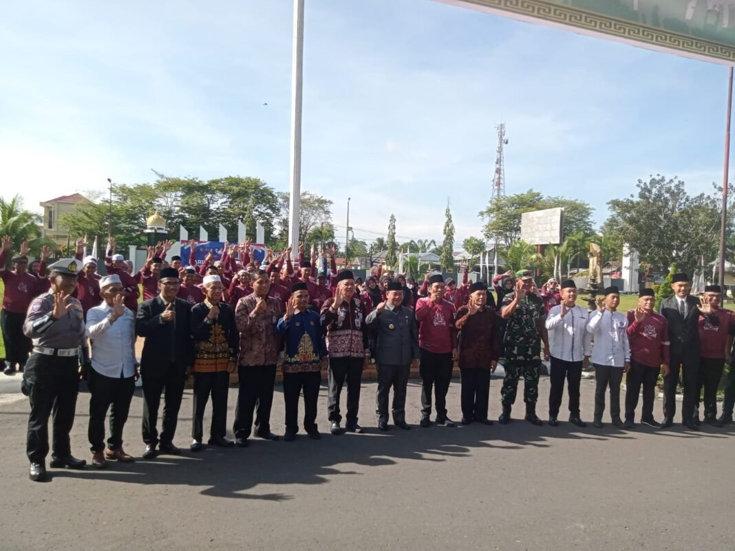 Dandim 1015/Sampit Hadiri Acara Pelepasan Peserta Kafilah MTQH Ke XXXIII