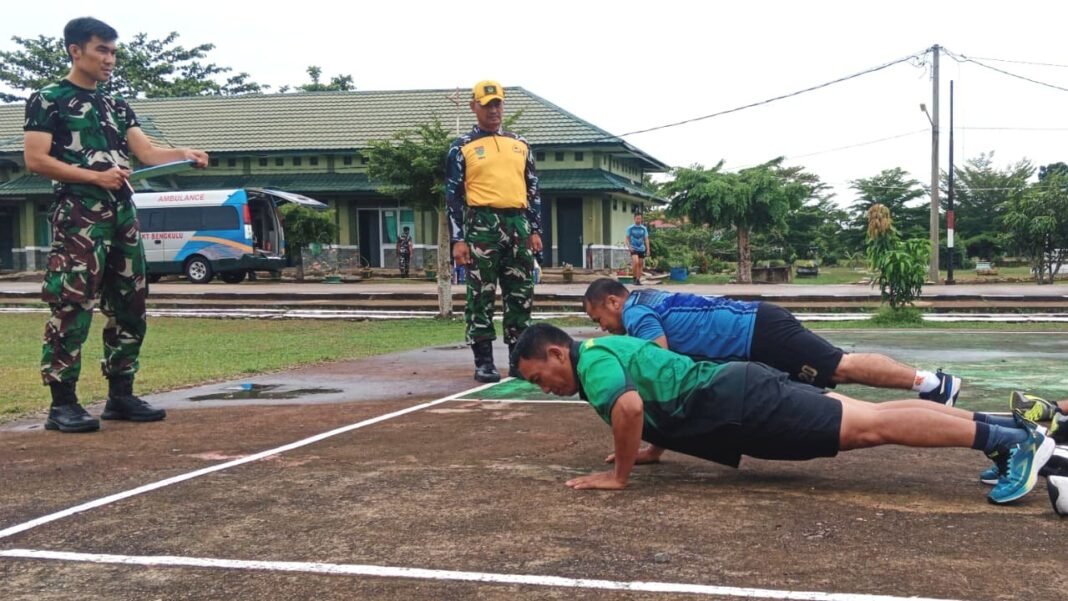 Jaga Kemampuan Fisik Prajurit Agar Tetap Prima, Kodim 0428/Mukomuko Laksanakan Garjas Periodik II Ta. 2025