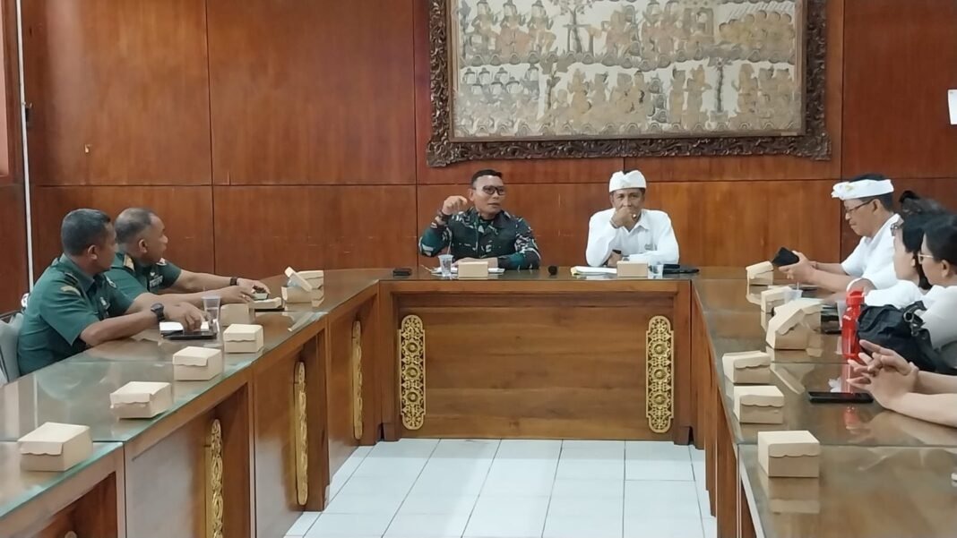 Rakor Percepatan Penyiapan Lahan KDKMP, Dandim Klungkung Tekankan Sinergi, Komitmen l, Konsistensi Serta Peran Aktif Seluruh Pihak