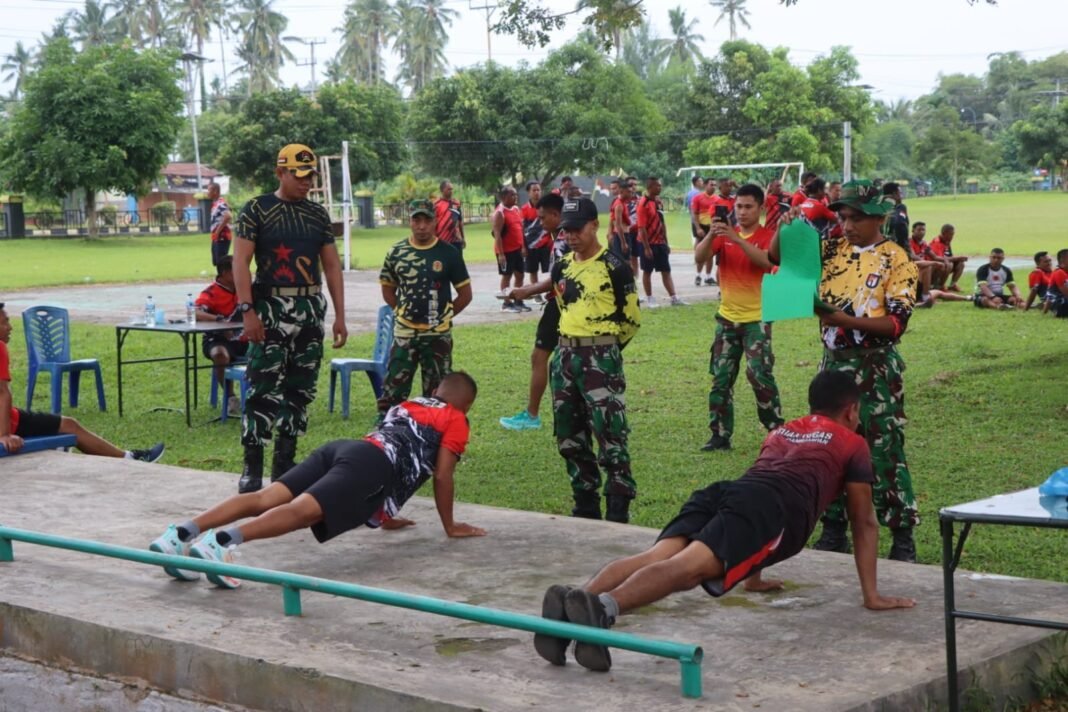 Wujudkan Prajurit Tangguh dan Profesional, Kodim 1508/Tobelo Gelar Tes Samapta Periodik II