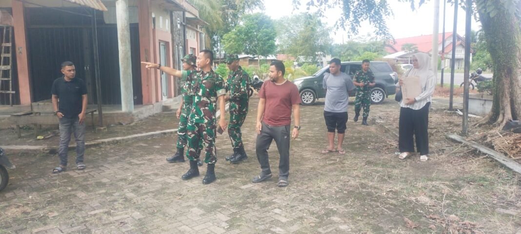 Dandim 0114/Aceh Jaya Tinjau Lokasi Pembangunan Koperasi Merah Putih di Kecamatan Setia Bakti