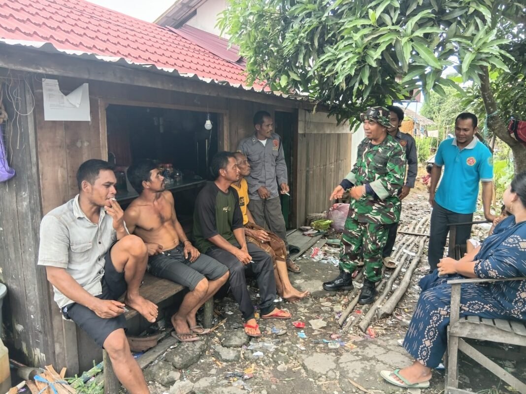 Kodim 1010/Tapin Gelar Patroli Mitigasi Binter di Desa Baringin A, Jaga Stabilitas Wilayah