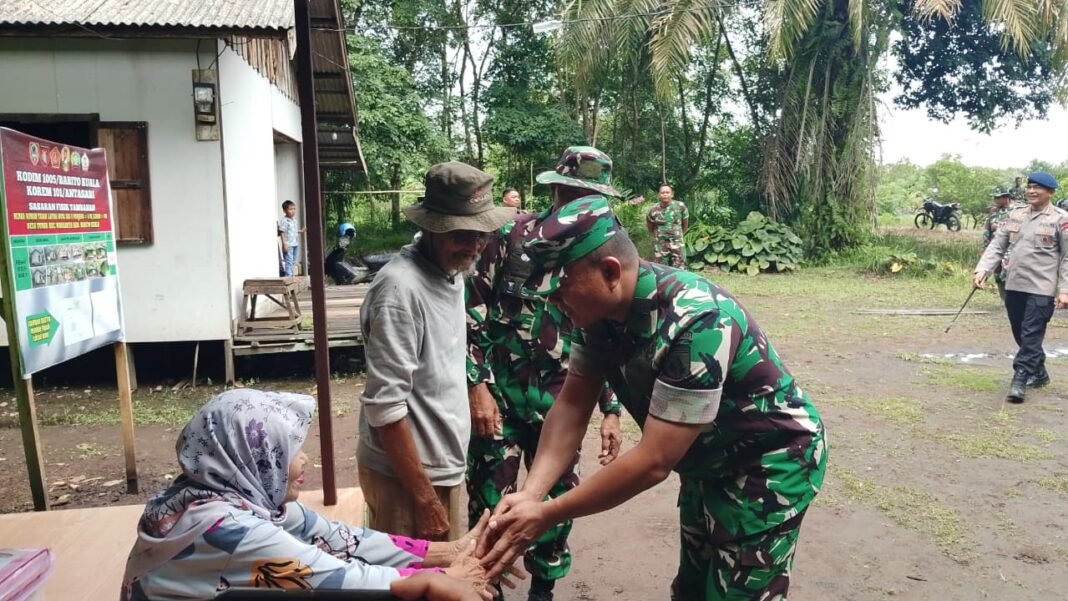TMMD ke-126 Kodim 1005/Batola Sentuh Sisi Kemanusiaan Lewat Rehabilitasi RTLH