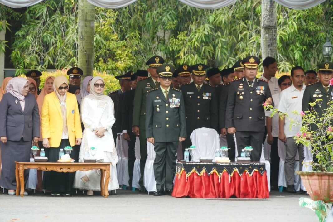 Kasrem 012/TU Ikuti Upacara Hari Pahlawan Bertema ‘Pahlawanku Teladanku’
