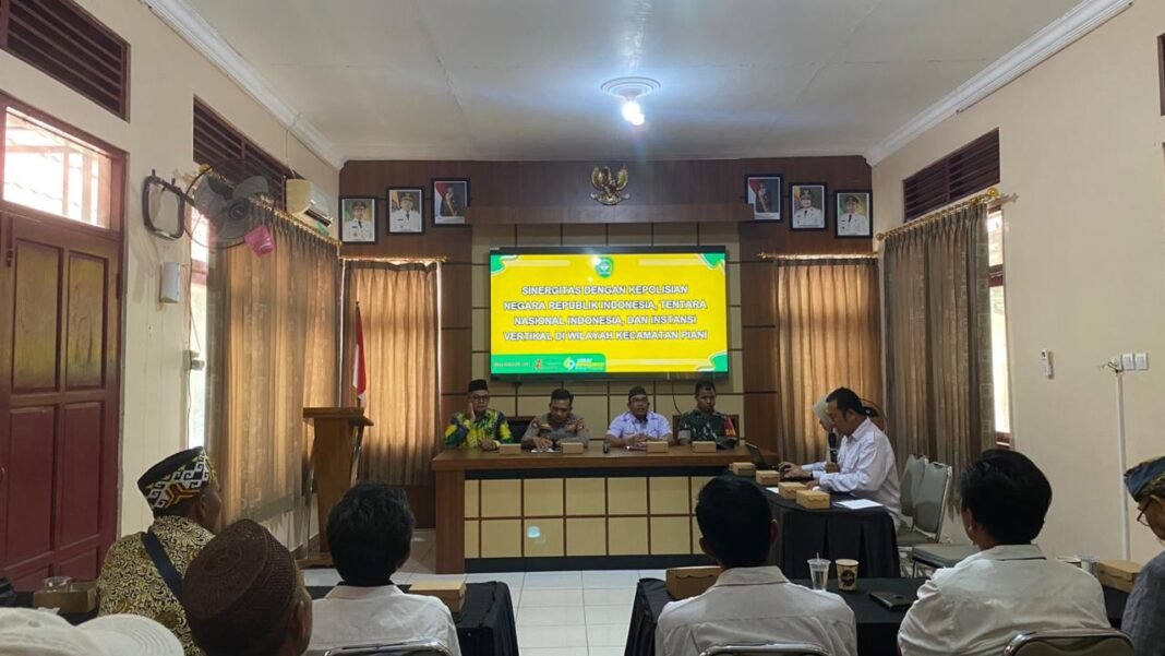 Kodim 1010/Tapin Dorong Kolaborasi Forkopimcam Piani dalam Membangun Wilayah yang Harmonis