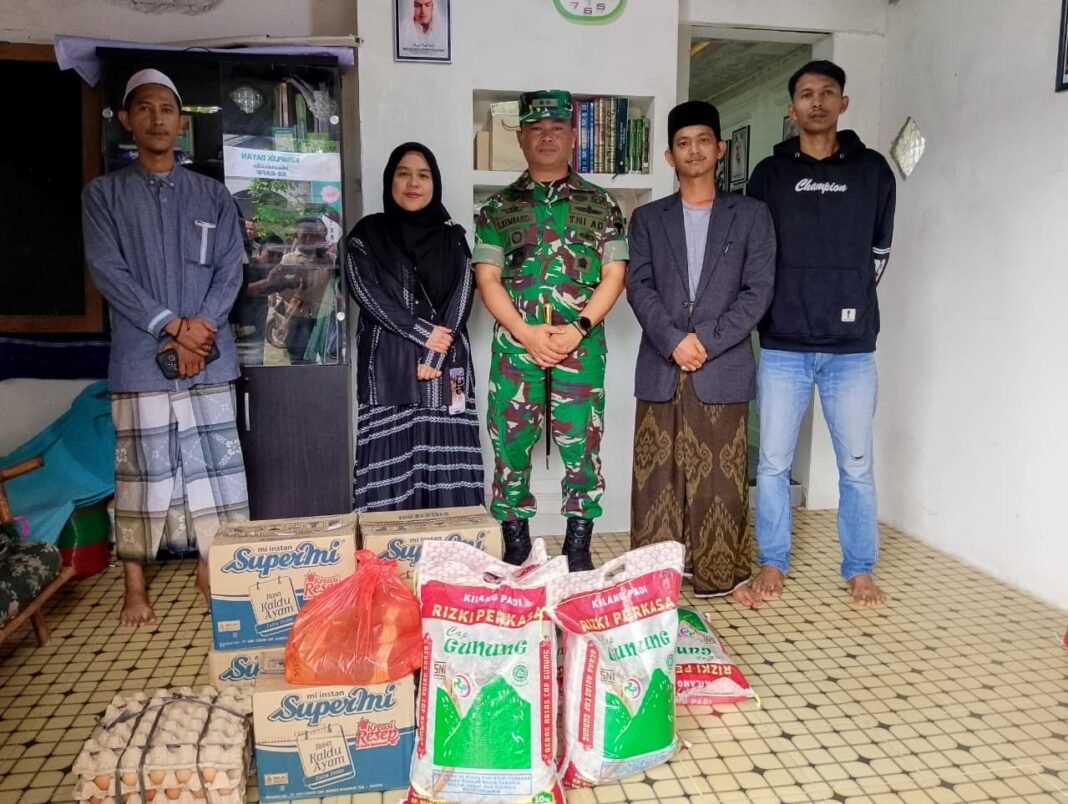 Dayah Mini Istiqamatuddin Ar-Rafif Terima Bantuan Sembako dari Dandim 0105/Abar