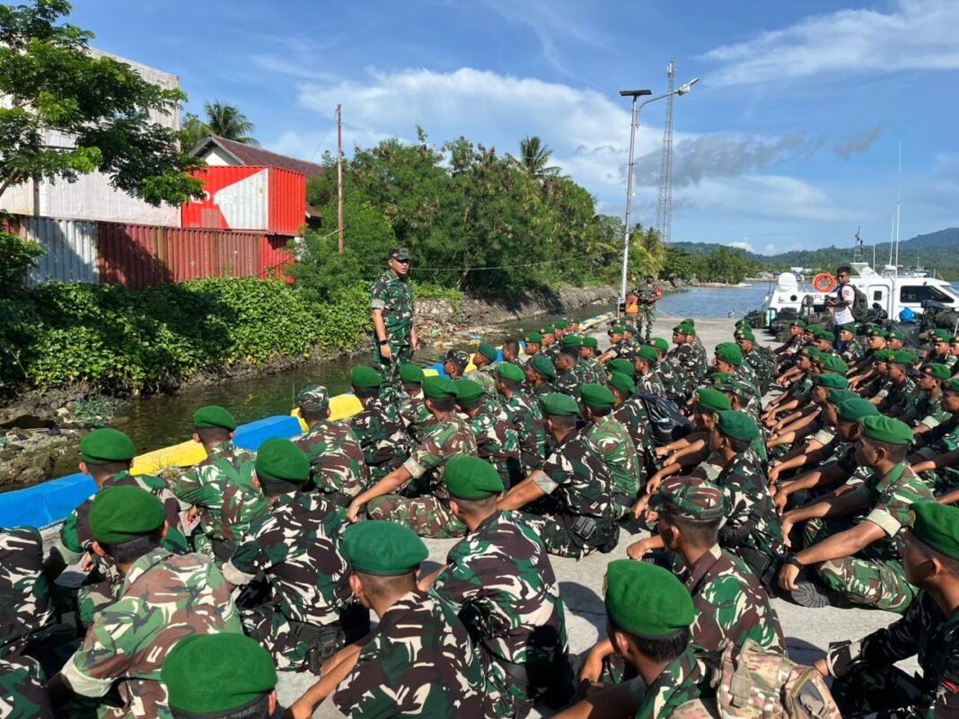 Sambut Kedatangan Yon TP-867, Kodim 1509/Labuha Tegaskan Sinergi dan Kesiapsiagaan Satuan