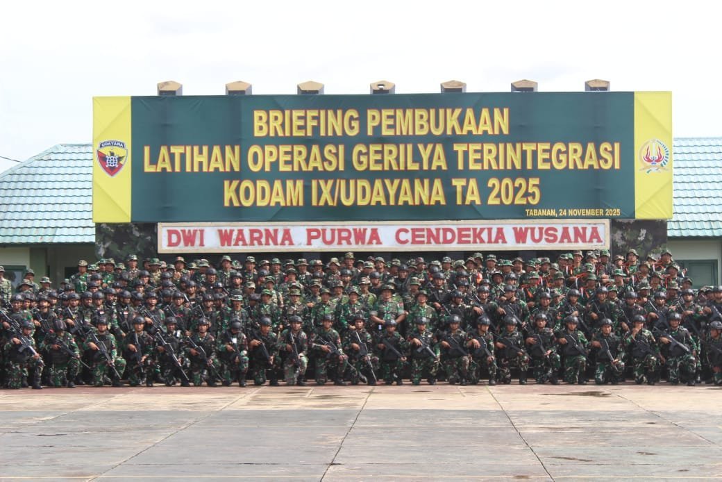 Letkol Inf Trijuang Danarjati Tegaskan Kesiapan Pada Pembukaan Latihan Operasi Gerilya Terintegrasi 2025