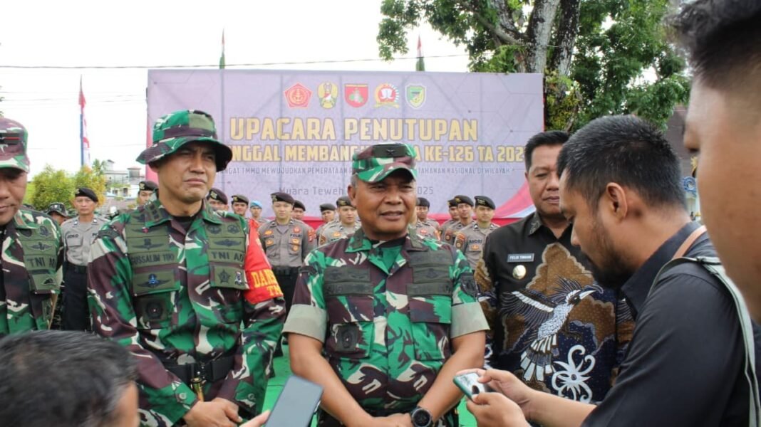 Kasdam XXII/Tambun Bungai Tutup TMMD ke-126 Kodim 1013/MTW: Bukti Nyata Bakti TNI untuk Membangun Negeri