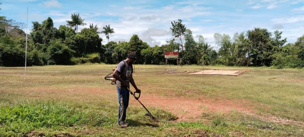 TMMD ke-126 Siapkan Sarana Pendukung dan Keamanan Upacara Penutupan di Waropko