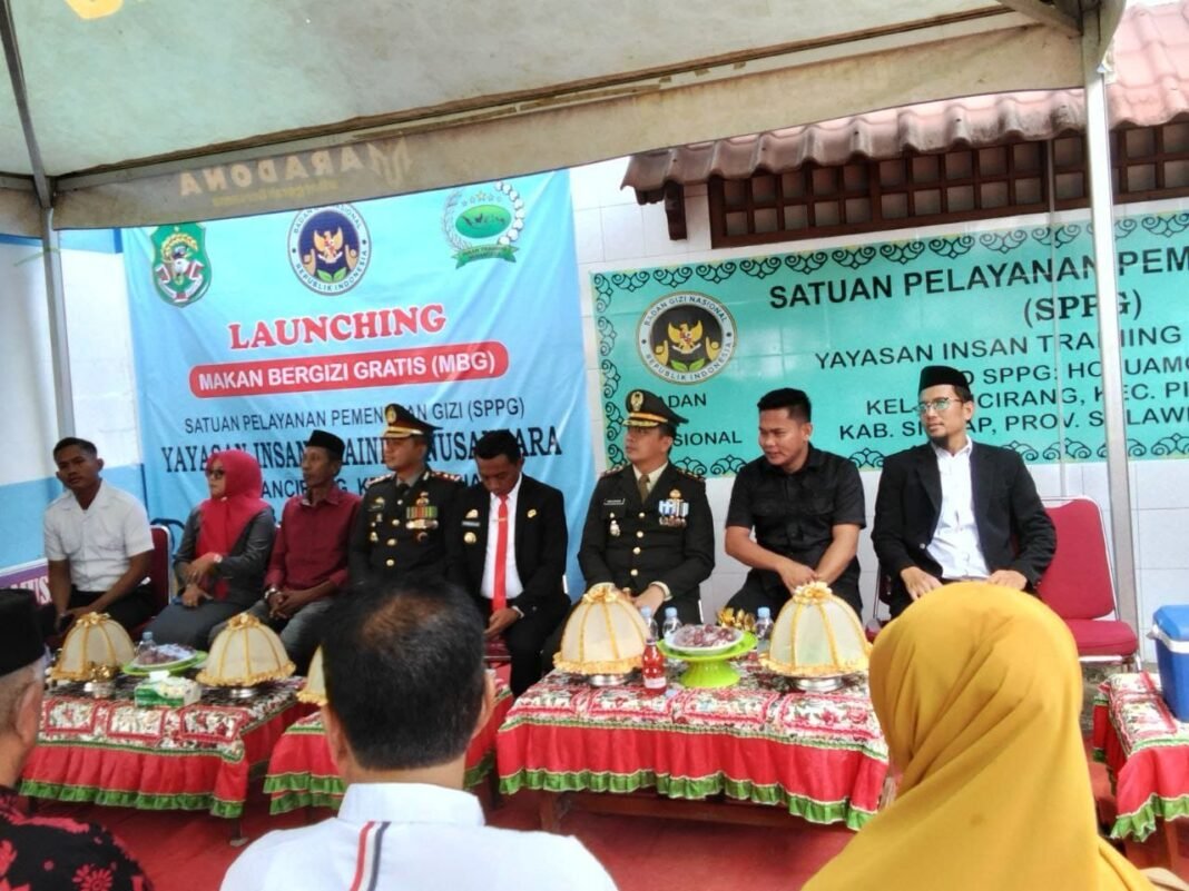 Letkol Inf Awaloeddin Hadiri Peresmian SPPG di Sidrap, Wujud Sinergi Yayasan INSAN TRAINING NUSANTARA