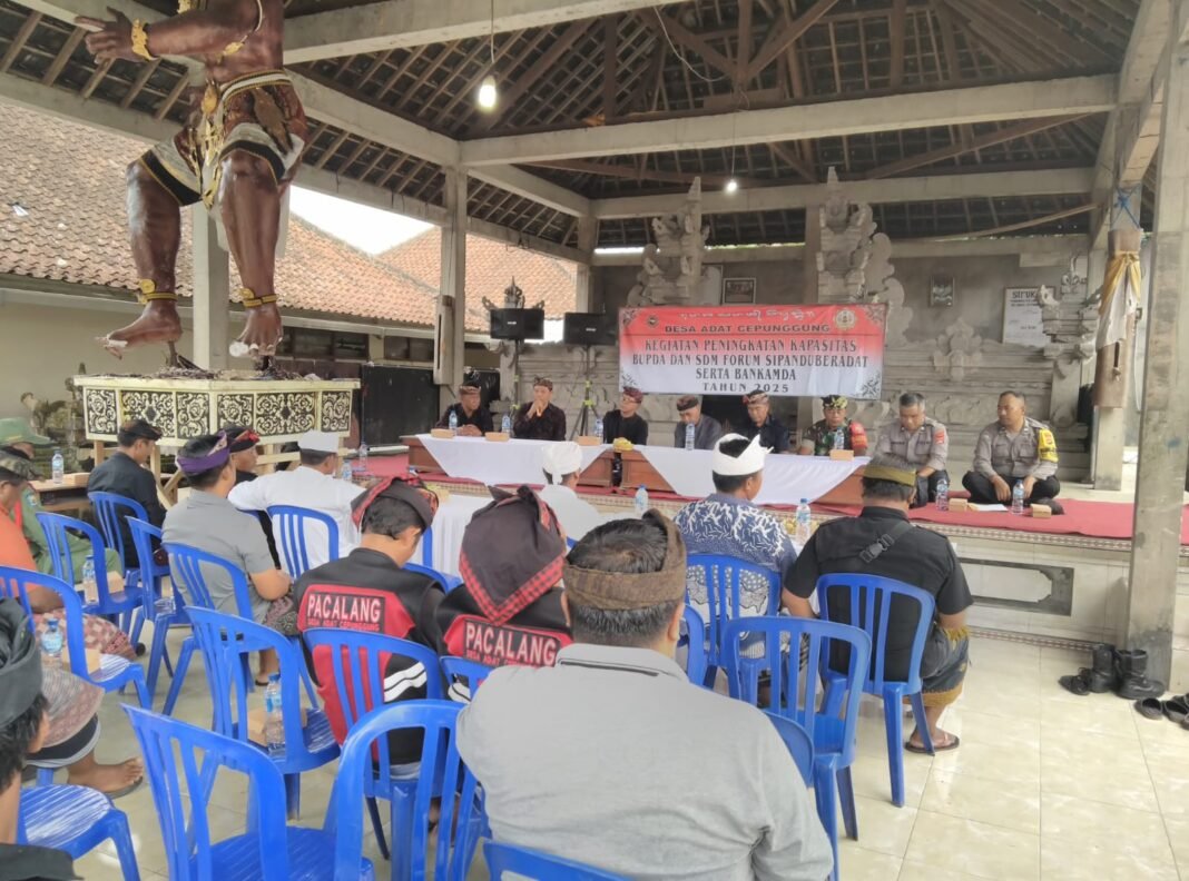 Forum Sipandu Beradat: Meningkatkan Keamanan dan Kemandirian Desa Adat Cepunggung