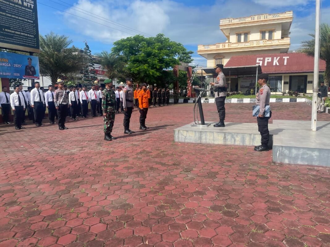 Kesiapan Maksimal TNI-Polri dalam Operasi Lilin 2025 Ditekankan di Soe