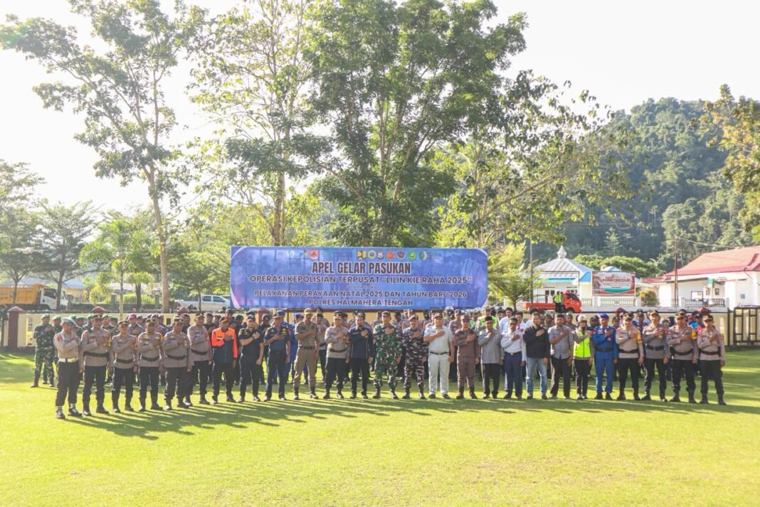 Dandim 1512/Weda Terlibat Aktif dalam Operasi Lilin Kie Raha 2025 untuk Keamanan Natal dan Tahun Baru