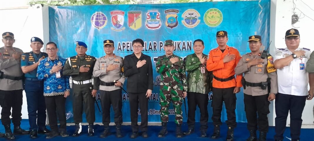 Menjaga Keamanan Natal dan Tahun Baru: Dandim Manado Hadiri Apel Gelar Pasukan