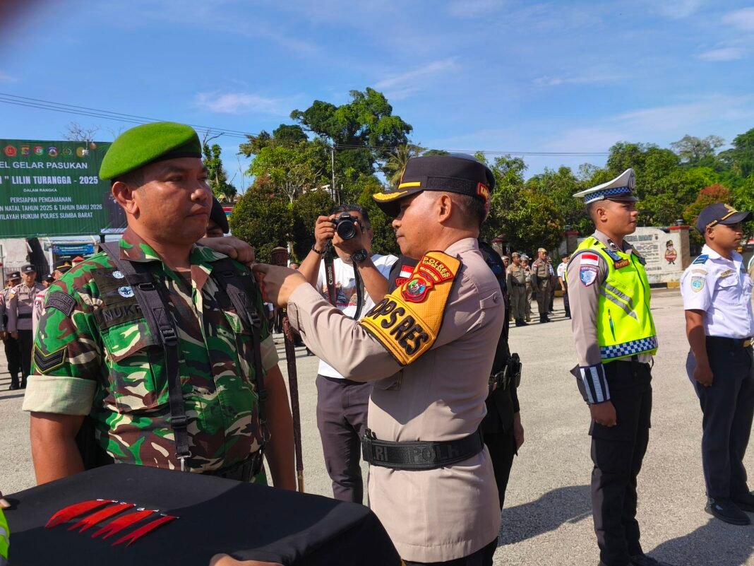 Kodim 1613/Sumba Barat Siap Jaga Keamanan Natal dan Tahun Baru 2025