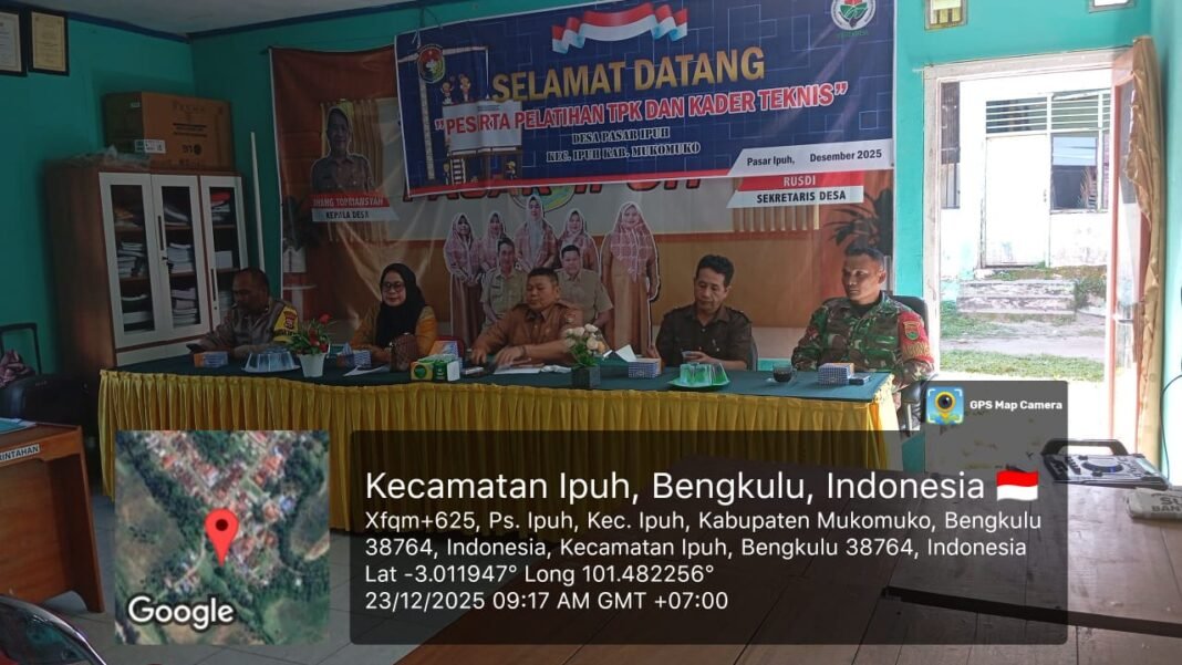 Sinergi TNI dan Pemerintah Desa, Kodim 0428/MukoMuko Terlibat dalam Rapat APBDes