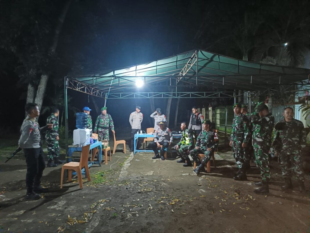 Kodim 1614/Dompu Laksanakan Patroli Antisipasi Keamanan Natal dan Tahun Baru