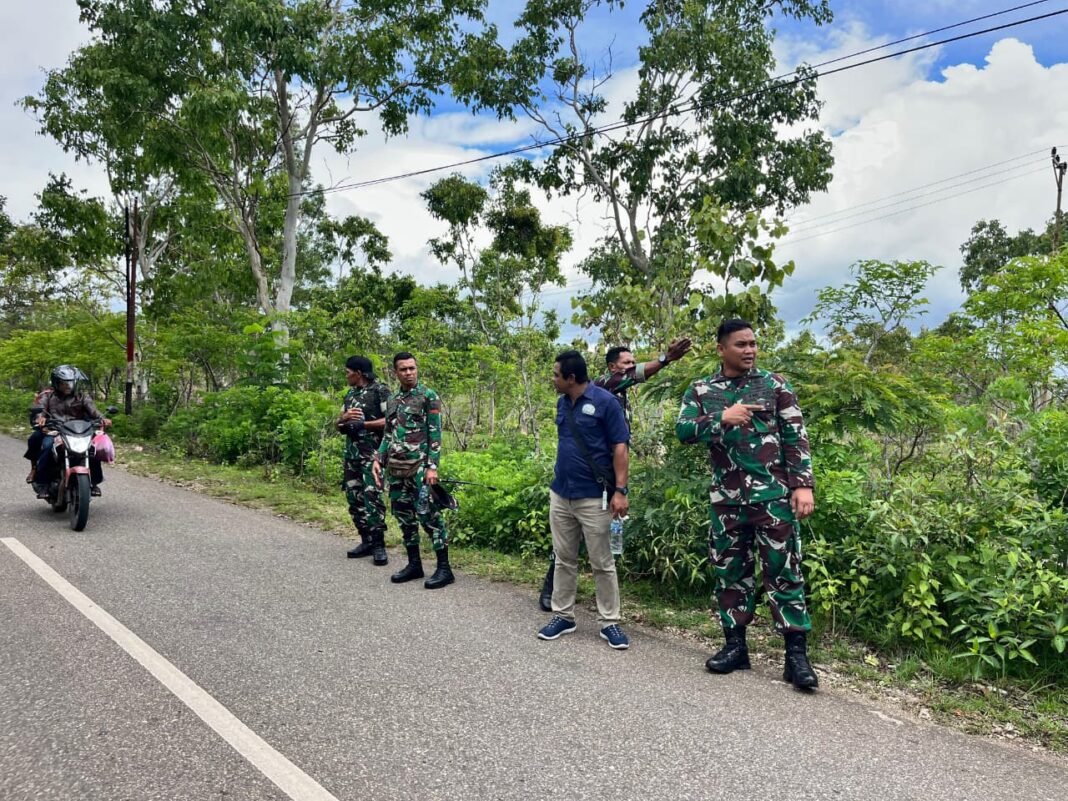 Kodim 1621/TTS Lakukan Pemetaan Kontur untuk Dukung Pembangunan Batalyon Teritorial