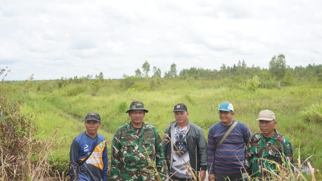 Dandim 1015/Sampit Tinjau Progres Program CSR untuk Peningkatan Ketahanan Pangan di Desa Handil Sohor