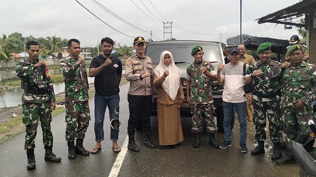 Dukungan Pengamanan Nataru: Danramil Donggo Gelar Safari Mobil Maung di Bima