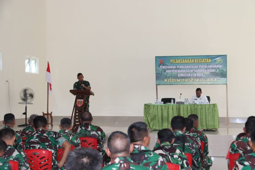 Kodim 1412/Kolaka Luncurkan Program P4GN: Upaya Bersama Melawan Narkoba